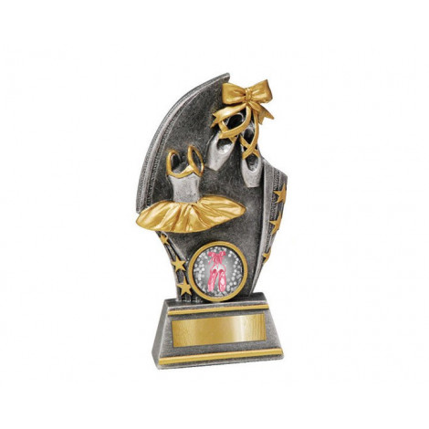 Small 'Ballet' Gold/Silver Resin Trophy