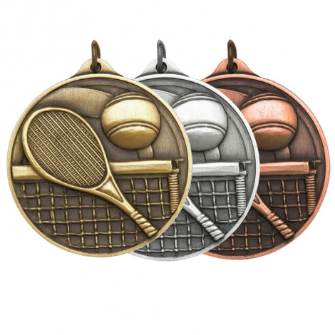 Tennis Sculptured Medal