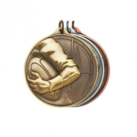 Rugby Sculptured Medal