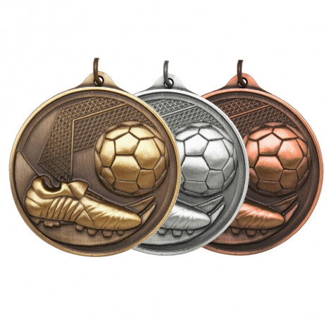 Soccer Sculptured Medal