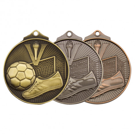 Soccer Victory Sculptured Medal