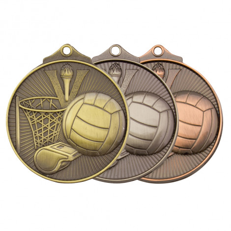 Netball Sculptured Medal