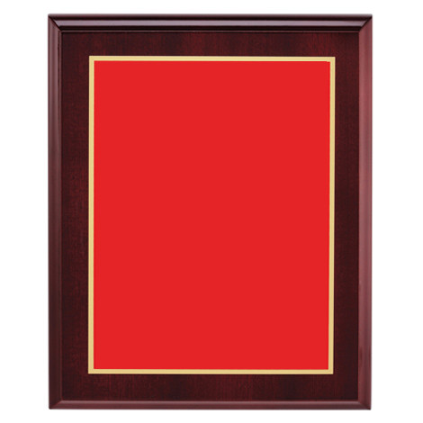 Designer Plaque with Red Brass Plate