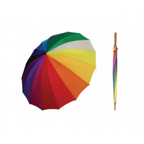 07. Shelta Rainbow Umbrella, 16 Colours in one umbrella