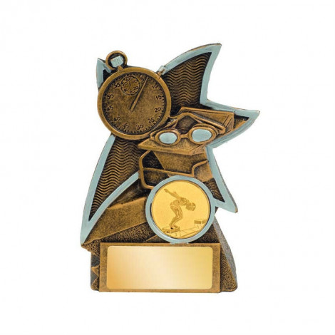 Swimming Star Theme Trophy