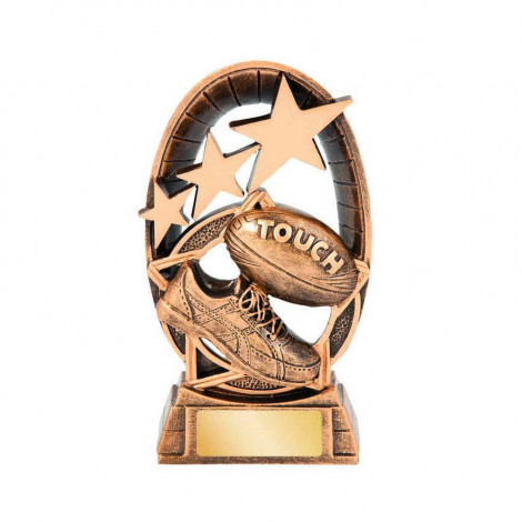 Touch Football Galaxy Theme Trophy