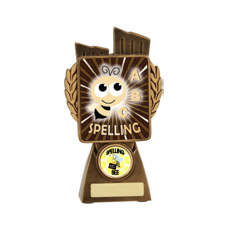 Spelling 'Lynx' Resin Trophy