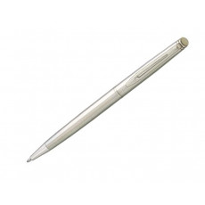 02. Waterman 'Hemisphere' Stainless Steel, Chrome Trim Ball Pen