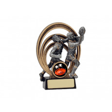 Aussie Rules Double Halo Resin Trophy