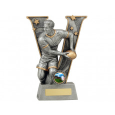 Rugby 'V' Series Resin Trophy