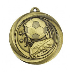 Soccer Medal Gold Sculptured