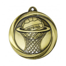 Netball Medal Sculptured 