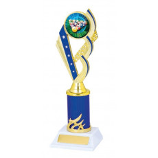 Snooker Trophy, Blue & Gold