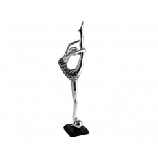 20. Swirling Dancer, 'Mary-Lou' Silver Finish on Base