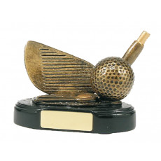 58. Golf Iron Resin Trophy