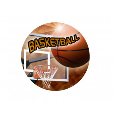 Basketball Acrylic Button