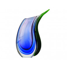 04. Coloured Glass 'Penguin' Vase