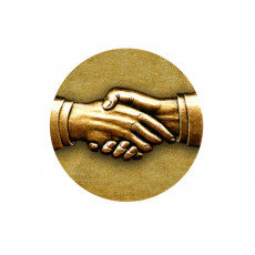 Handshake Acrylic Button