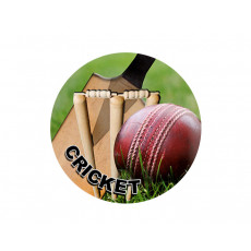 Cricket Acrylic Button