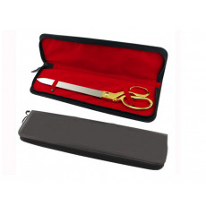 08. Ceremonial Gold Plated Scissors in Case, Large