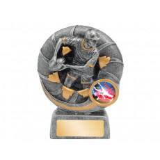 Female Touch Football 'Dynamite' Series Resin Trophy