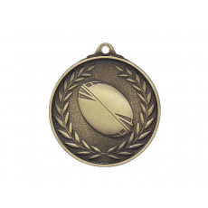 03. Antique Gold Rugby Medal