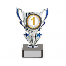 10. 1st Place Silver/Blue Cup Trophy