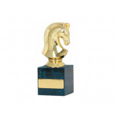 05. Chess Figure, Blue Marble Base