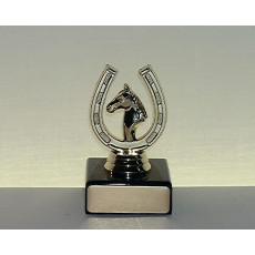 19. Horse Head & Shoe Trophy