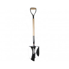 04. Ceremonical Shovel - Chrome Plated with Wooden Handle
