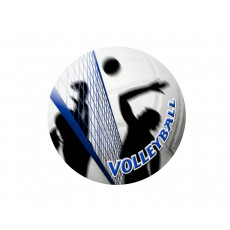 Volleyball Acrylic Button