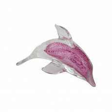 Coloured Miniature Glass Dolphin Tucuxi