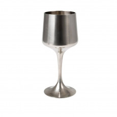 Monarch Goblet Pewter Finish on Brass