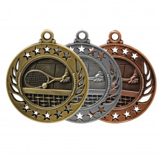 Tennis Galaxy Sculptured Medal