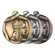Victory Torch Sculptured Medal 