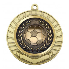  Soccer medal Gold with insert