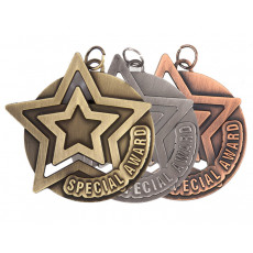 Special Award Star Sculptured Medal 60mm
