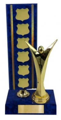 Achievement Perpetual Vista Blue Colour Trophy