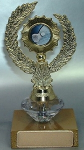 Badminton Sports Event Trophy Design