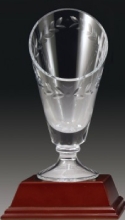 glass trophy cup