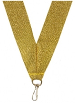 Metallic Gold Neck Ribbon