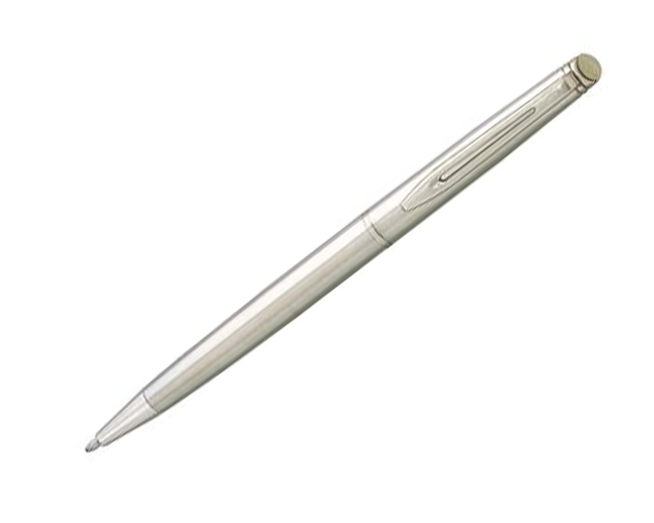 02. Waterman 'Hemisphere' Stainless Steel, Chrome Trim Pen