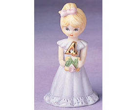07. Growing Up Girls Figurine - Blonde, Age 4