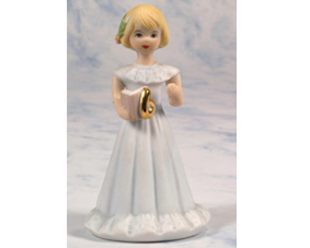 11. Growing Up Girls Figurine - Blonde, Age 6