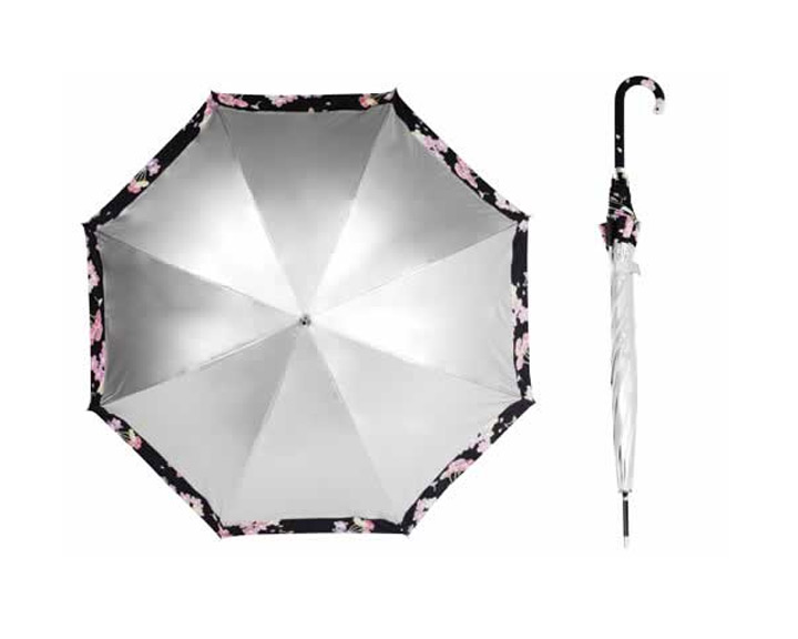 19. Shelta Silver Top/Floral Umbrella