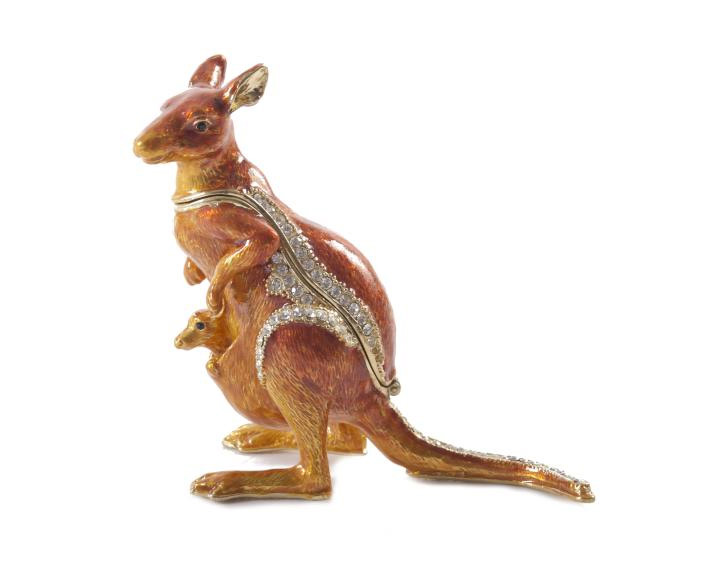 01. Kangaroo Enamel & Jewelled Trinket