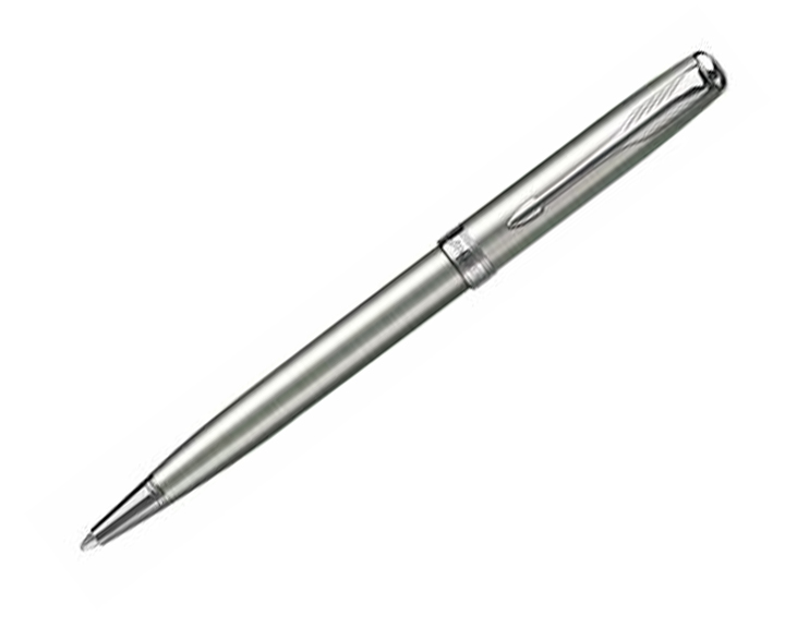 01. Parker 'New Sonnet' Stainless Steel, Chrome Trim Pen