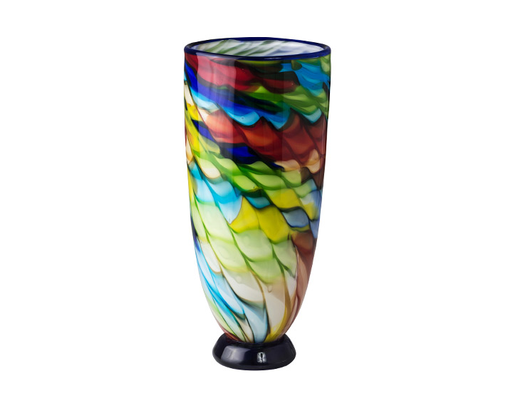 11. 'Zibo' Coloured Glass 'Gala' Vase