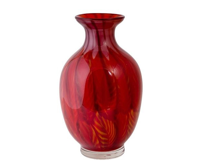 08. Zibo Coloured Glass 'Moulin' Vase