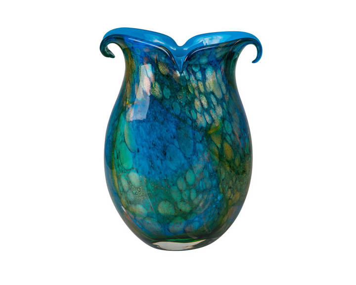 06. Zibo Coloured Glass 'Sirene' Vase